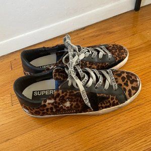 LEOPARD GOLDEN GOOSE HAIR CALF